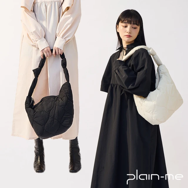 plain-me SAAKO 鋪棉餃子流浪包 SAA3012-241(女款 共3色 肩背包 女包 側背包)