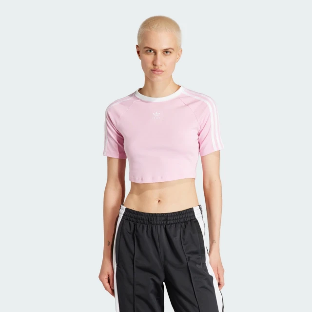 adidas 愛迪達 3 S V-neck Tee 女款 黑