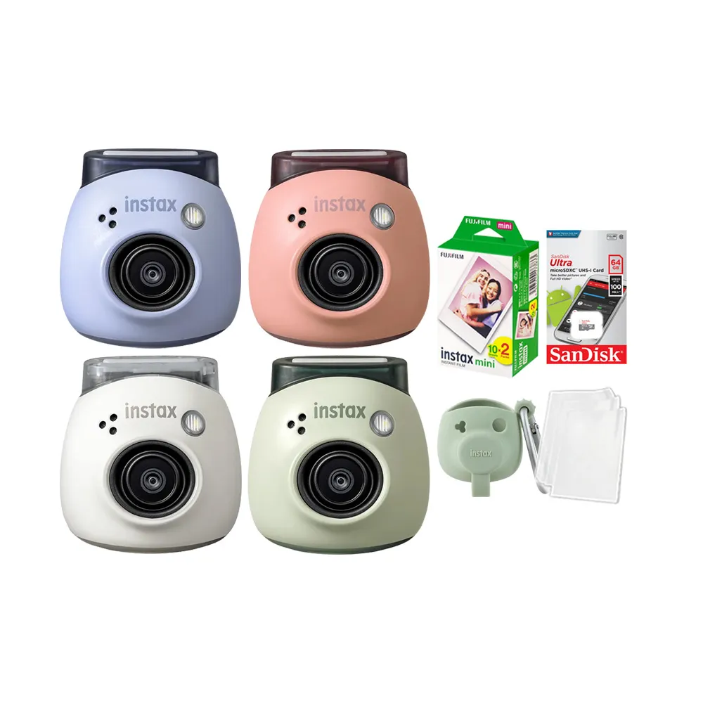 【FUJIFILM 富士】instax Pal 掌上型迷你相機 公司貨(原廠套20張底片...多禮組)