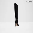 【ALDO】EBEDDLAEN-時尚水鑽繞帶細跟長靴-女靴(黑色)