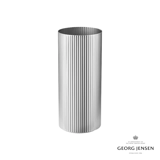 【Georg Jensen 官方旗艦店】BERNADOTTE 花瓶 中(不鏽鋼 盆栽)