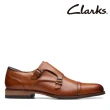 【Clarks】男鞋 Craft Arlo Monk 橫飾雙釦孟克紳士鞋 皮鞋(CLM72452D)