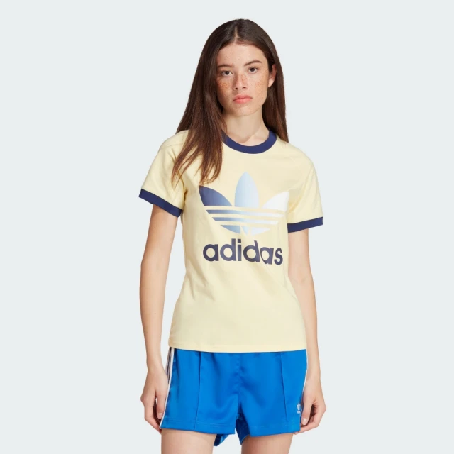 adidas 愛迪達 3 S V-neck Tee 女款 黑