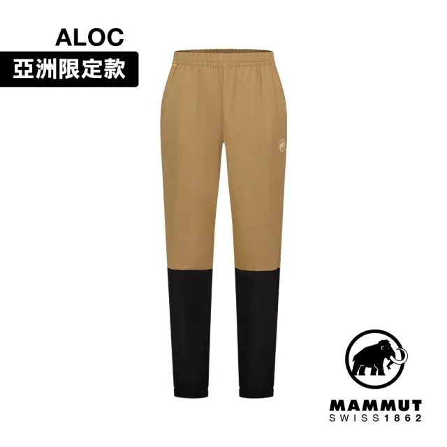 【Mammut 長毛象官方直營】Comfort Pants AF 日系彈性防潑水休閒長褲 深沙褐/黑 男款 #1021-01280