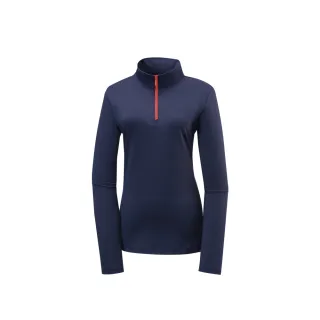 【Mountneer 山林】女抗UV排汗長袖上衣-深藍-51P20-88(t恤/女裝/上衣/休閒上衣)