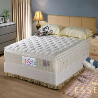 【ESSE御璽名床】乳膠紓壓三線2.5硬式彈簧床墊(雙人加大)
