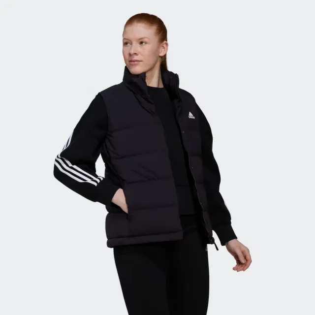 【adidas 愛迪達】W HELIONIC VEST 運動服 羽絨外套 女外套(HG6280)