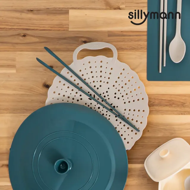 【sillymann】100%鉑金矽膠料理長筷(2way設計一端是料理筷另一端是湯匙)