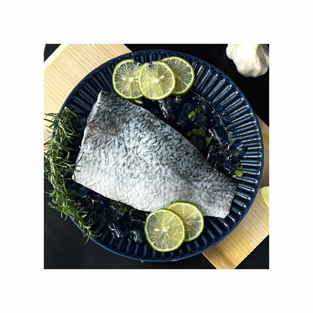 【天時福】雙產銷外銷級金目鱸魚菲力片切組(鱸魚排210g±10%X9片+贈虱目魚丸250gX1包)