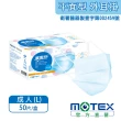 【MOTEX摩戴舒】平面醫用口罩 大包裝 3盒組(天空藍)