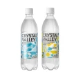 【金車/伯朗】CrystalValley礦沛氣泡水585ml+礦沛檸檬氣泡水585ml(共48入)