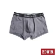 【EDWIN】男裝 寬鬆舒適純棉四角褲 / 單件(灰色)