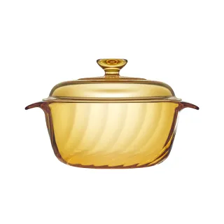 【CorelleBrands 康寧餐具】2.3L晶炫透明鍋