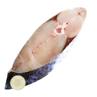 【優鮮配】厚切無肚洞輪切土魠魚7片(約300g/片)