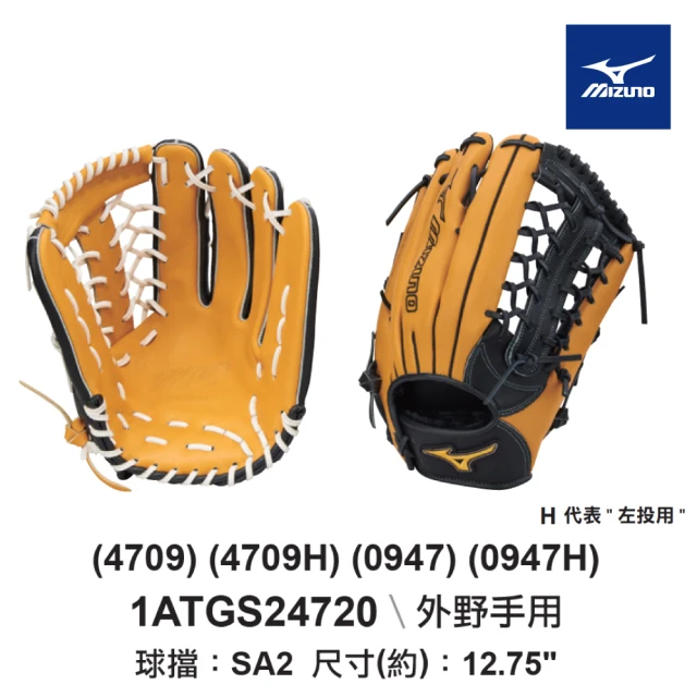 MIZUNO 美津濃 壘球手套MVP 外野手右投用 1ATG