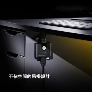【ATEN】2-Port USB FHD HDMI 帶線式KVM多電腦切換器(CS22HF)