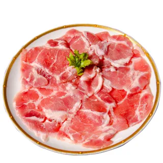 【鮮綠生活】丹麥皇冠豬梅花肉片 6盒(250g±10%/盒;中秋烤肉、烤肉組)