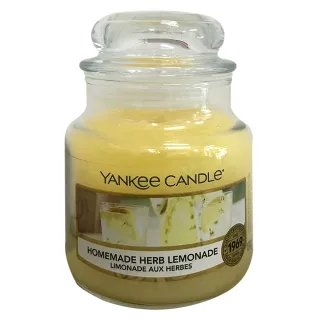 【YANKEE CANDLE】香氛蠟燭 104g-家傳香草檸檬(平行輸入)