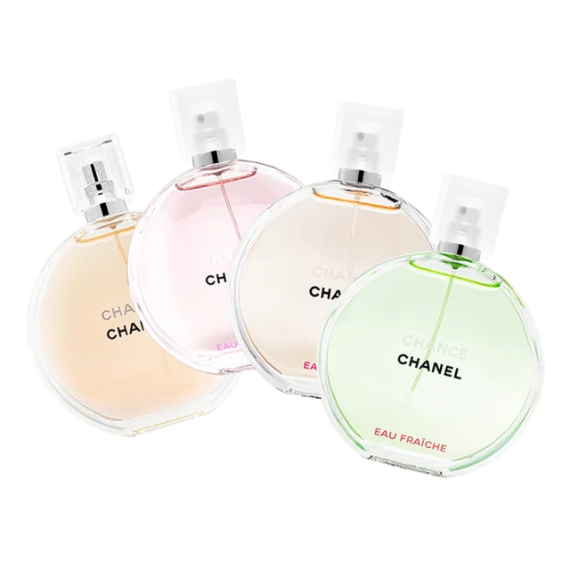 【CHANEL 香奈兒】CHANCE系列淡香水50ml 多款任選(平行輸入_粉紅甜蜜/橙光輕舞/綠色氣息/黃色邂逅)