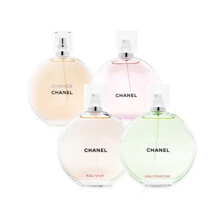 【CHANEL香奈兒】CHANCE 淡香水100ml 粉紅甜蜜/橙光輕舞/綠色氣息/黃色邂逅.四款任選(平行輸入)