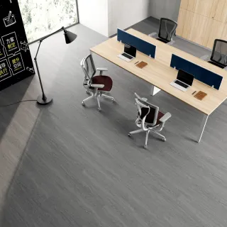 【特力屋】 防水卡扣地板6x36吋 暗灰橡木0.5坪DIY地板/塑膠地板/卡扣地板/防水地板/免釘免上膠