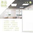 【台灣狀格品牌】2入 護眼LED平板燈 45W 4500lm 直下式 保固一年 輕鋼架 辦公室 全電壓 取代傳統輕鋼架