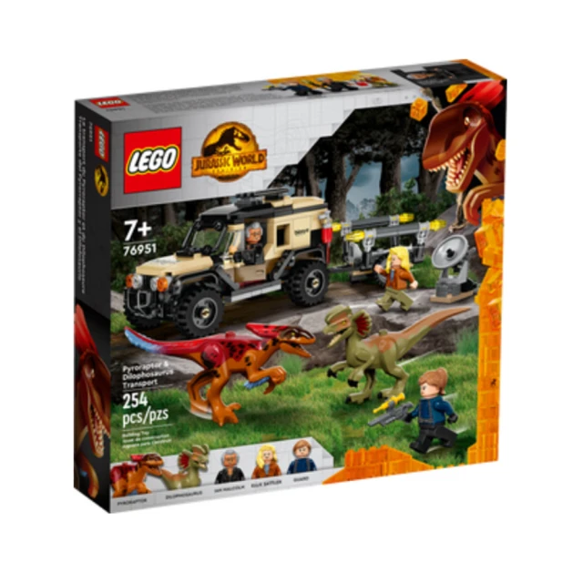 LEGO 樂高LEGO 樂高 Jurassic-火盜龍＆雙冠龍運送(76951)
