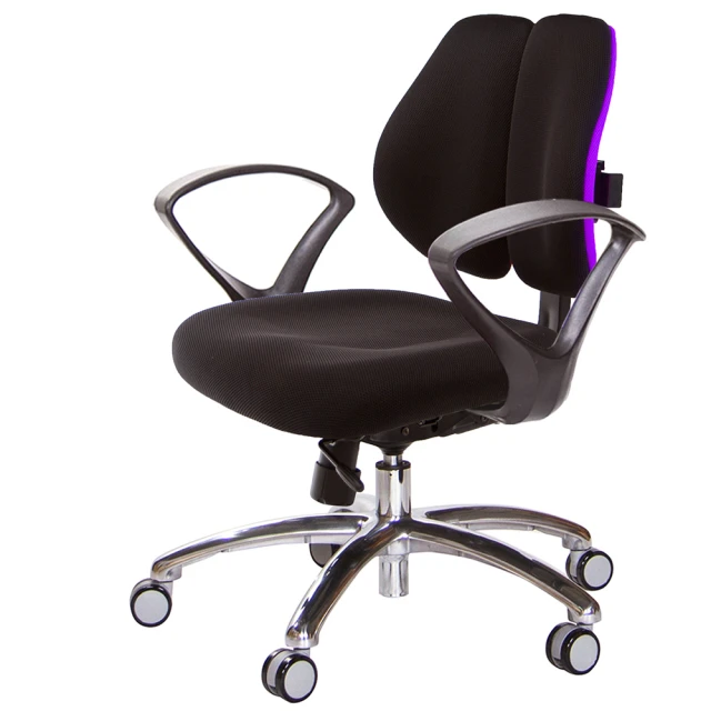GXG 吉加吉 低雙背 工學椅 鋁腳/D字扶手(TW-2605 LU4)