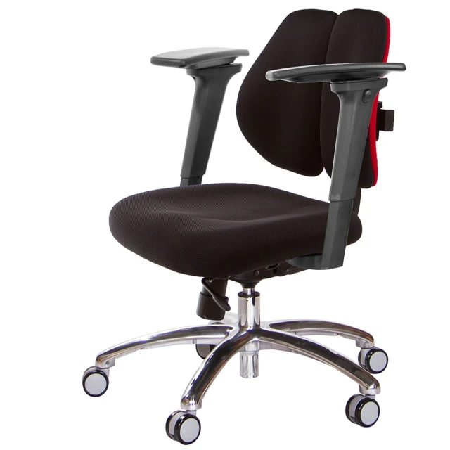 GXG 吉加吉 低雙背 工學椅 鋁腳/3D手遊休閒扶手(TW-2605 LU9M)