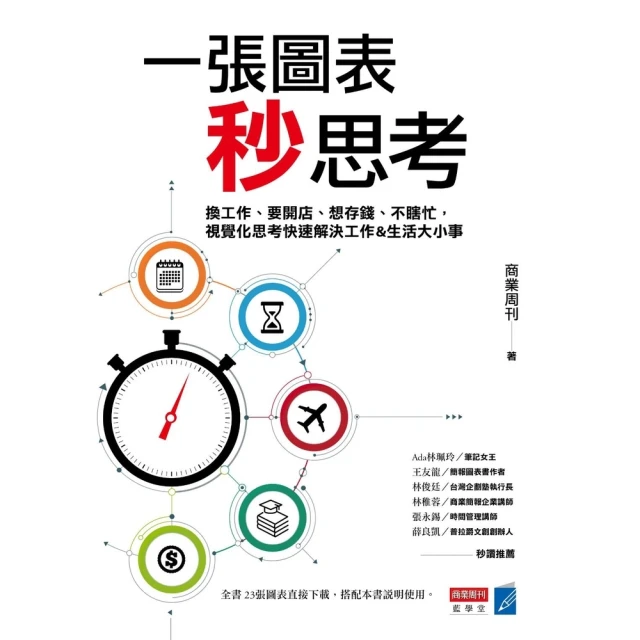 【MyBook】一張圖表秒思考：換工作、要開店、想存錢、不瞎忙，視覺化思考快速解決工作&生活大(電子書)