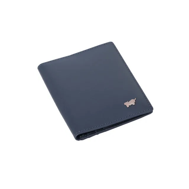【BRAUN BUFFEL 德國小金牛】HOMME-M 10卡名片夾-深藍色(BF306-401-MAR) 送禮推薦