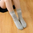 【橘魔法】雙槓純棉童襪中筒襪堆堆襪(中筒襪襪兒童足球襪中性款白色襪子學生襪)
