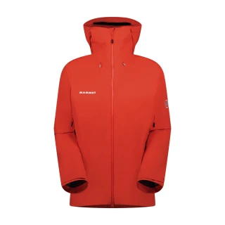 【Mammut 長毛象】Crater Light HS Hooded Jkt AF 日系GTX防風防水連帽外套 經典紅 男款 #1010-29551