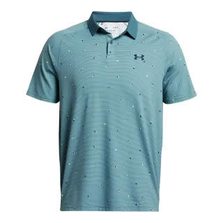 【UNDER ARMOUR】UA 男 Iso-Chill 印花短POLO_1383159-414(藍綠色)