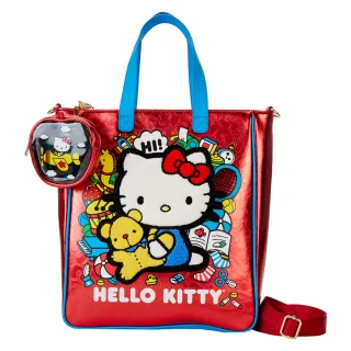 【Loungefly】Hello Kitty50周年時尚托特包(凱蒂貓托特包)