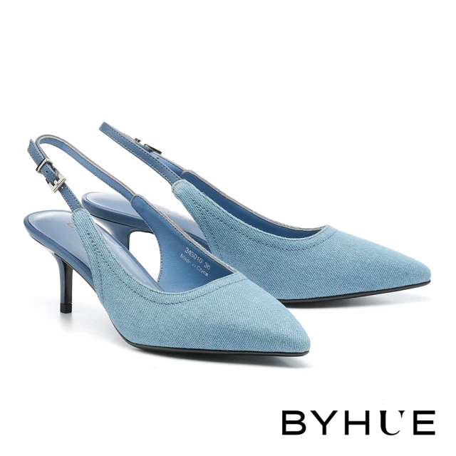 BYHUE 輕奢時尚方釦雙寬帶異材質軟芯低跟長靴(霧黑)優惠