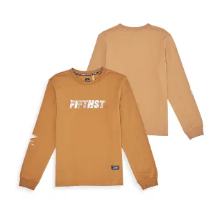 【5th STREET】男裝露營物立體厚版上衣-橘色(山形系列)