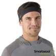 【SmartWool官方直營】美麗諾羊毛運動型伸縮頭帶 黑色(運動 訓練 路跑 止汗 健身 頭巾)