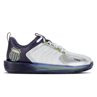 【K-SWISS】網球鞋 男鞋 白藍綠 Ultrashot 3