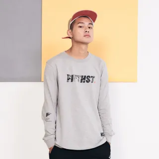 【5th STREET】男裝露營物立體厚版上衣-灰色(山形系列)