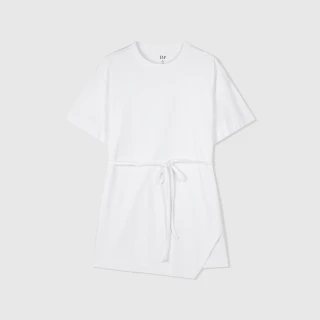 【GAP】女裝 圓領短袖T恤-白色(874226)