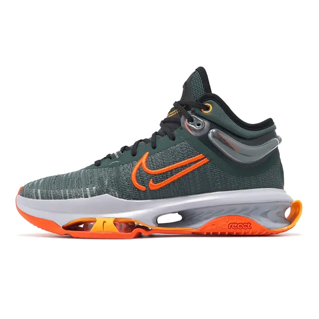 【NIKE 耐吉】籃球鞋 Air Zoom G.T. Jump 2 EP 復古綠 安全橙 男鞋 EST. 1972(DJ9432-301)