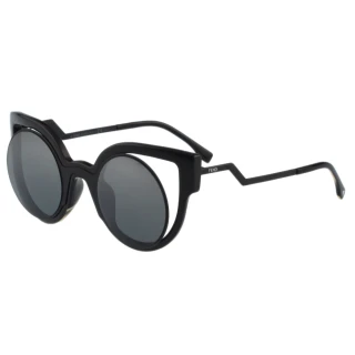 【FENDI】-時尚造型 太陽眼鏡(黑色)