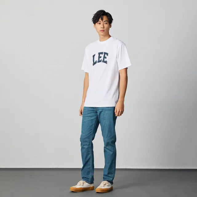 【Lee】男裝 短袖T恤 / 裝飾壓線LOGO 共4色 季節性版型(LB402032)