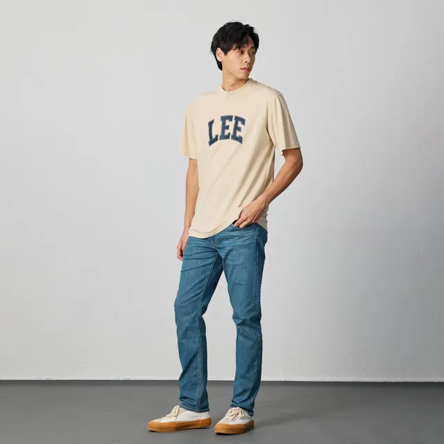 【Lee】男裝 短袖T恤 / 裝飾壓線LOGO 共4色 季節性版型(LB402032)