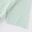 【GAP】女裝 V領短袖針織衫 絨感針織 親膚系列-綠色(406377)