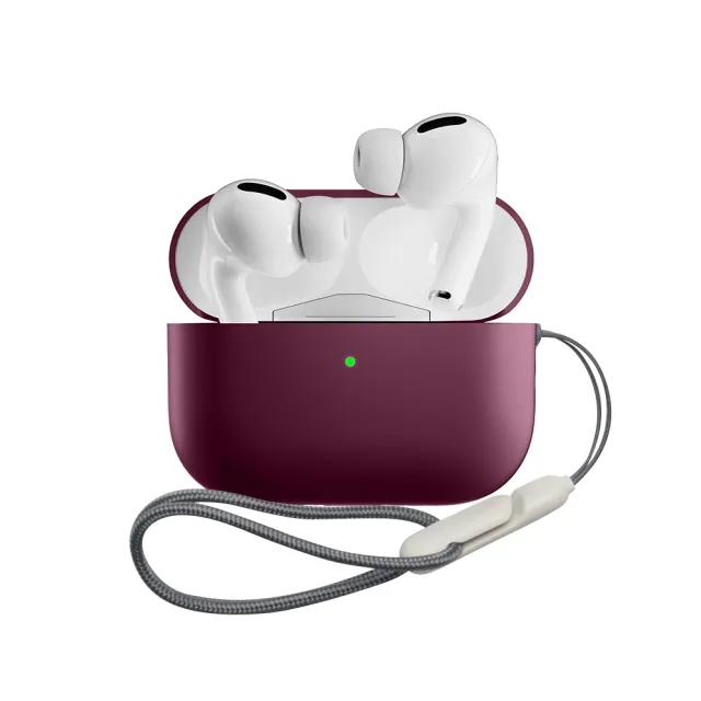 Apple 蘋果】獨家保護套+掛繩組AirPods Pro 2 (USB-C充電盒) - momo