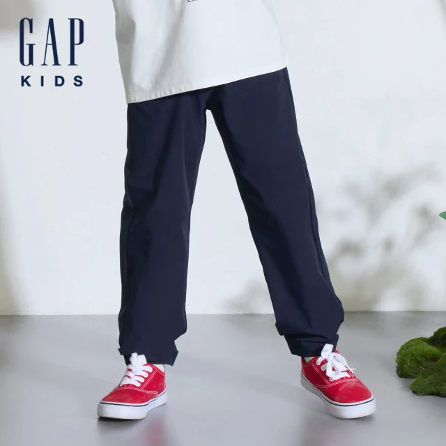 GAPGAP 男童裝 Logo束口鬆緊褲-海軍藍(890471)