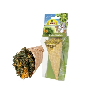 【JR Farm】草藥甜筒 60g(德國獸醫推薦 鼠兔專用零食 嚙齒類零食)