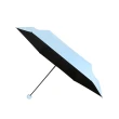 【KINYO】21吋五折超輕量晴雨傘(買一送一)